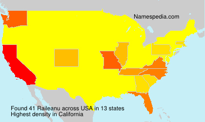 Surname Raileanu in USA Surname Raileanu in USA