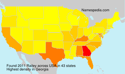 Surname Railey in USA Surname Railey in USA