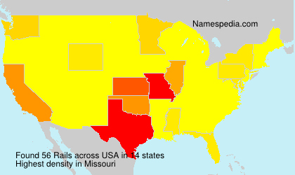 Surname Rails in USA Surname Rails in USA