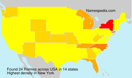 Surname Raimes in USA Surname Raimes in USA