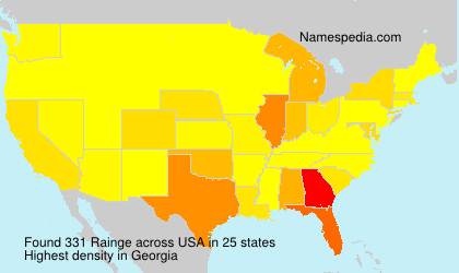 Surname Rainge in USA Surname Rainge in USA