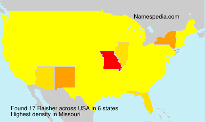 Surname Raisher in USA Surname Raisher in USA