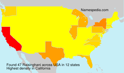 Surname Raisinghani in USA Surname Raisinghani in USA