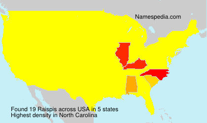 Surname Raispis in USA Surname Raispis in USA