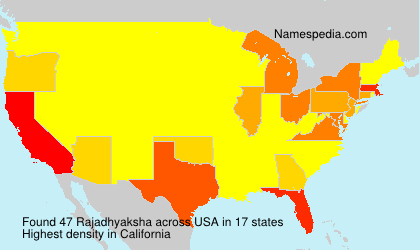 Surname Rajadhyaksha in USA Surname Rajadhyaksha in USA