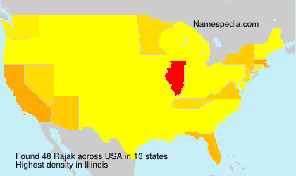 Surname Rajak in USA Surname Rajak in USA