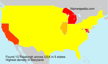 Surname Rajasingh in USA Surname Rajasingh in USA