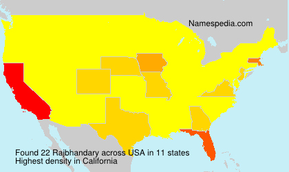 Surname Rajbhandary in USA Surname Rajbhandary in USA