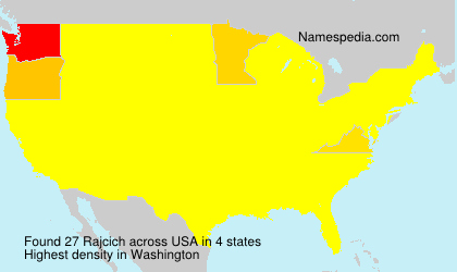 Surname Rajcich in USA Surname Rajcich in USA