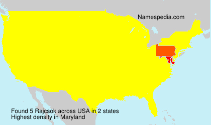 Surname Rajcsok in USA Surname Rajcsok in USA