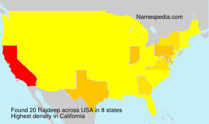 Surname Rajdeep in USA Surname Rajdeep in USA