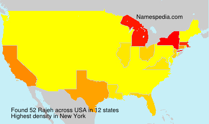 Surname Rajeh in USA Surname Rajeh in USA