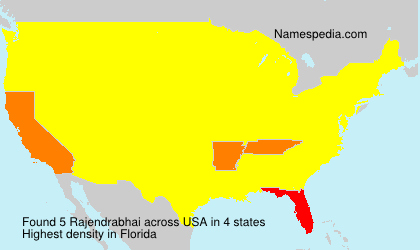 Surname Rajendrabhai in USA Surname Rajendrabhai in USA