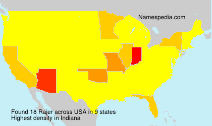 Surname Rajer in USA Surname Rajer in USA