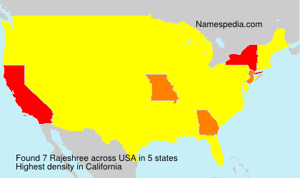 Surname Rajeshree in USA Surname Rajeshree in USA