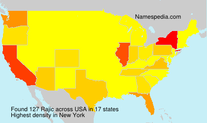 Surname Rajic in USA Surname Rajic in USA