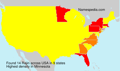 Surname Rajin in USA Surname Rajin in USA