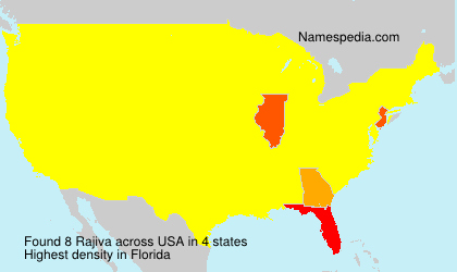 Surname Rajiva in USA Surname Rajiva in USA
