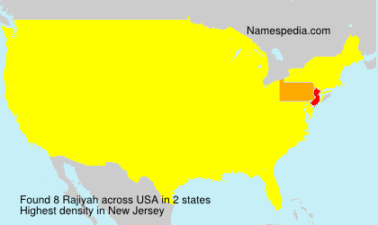 Surname Rajiyah in USA Surname Rajiyah in USA