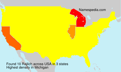 Surname Rajlich in USA Surname Rajlich in USA