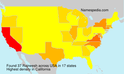 Surname Rajneesh in USA Surname Rajneesh in USA