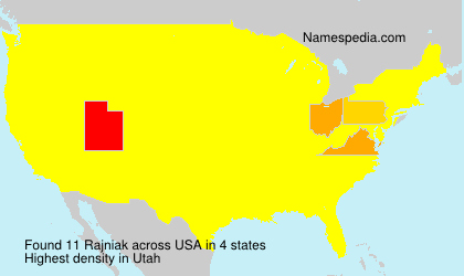 Surname Rajniak in USA Surname Rajniak in USA