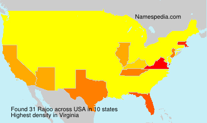 Surname Rajoo in USA Surname Rajoo in USA