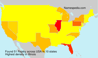 Surname Rajsky in USA Surname Rajsky in USA