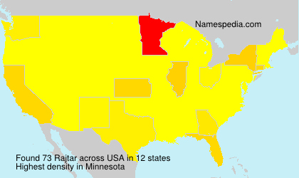 Surname Rajtar in USA Surname Rajtar in USA