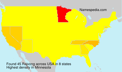 Surname Rajvong in USA Surname Rajvong in USA