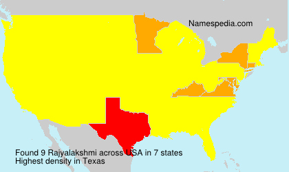 Surname Rajyalakshmi in USA Surname Rajyalakshmi in USA