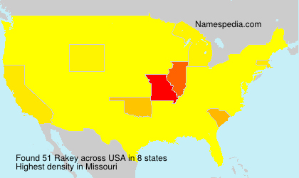 Surname Rakey in USA Surname Rakey in USA