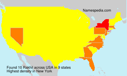 Surname Rakhil in USA Surname Rakhil in USA