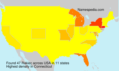 Surname Rakiec in USA Surname Rakiec in USA