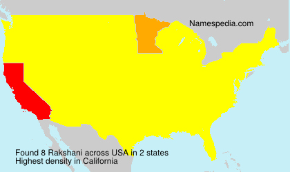 Surname Rakshani in USA Surname Rakshani in USA