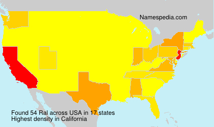 Surname Ral in USA Surname Ral in USA