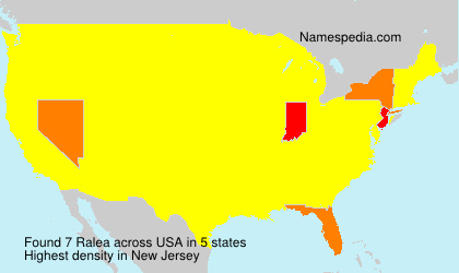 Surname Ralea in USA Surname Ralea in USA