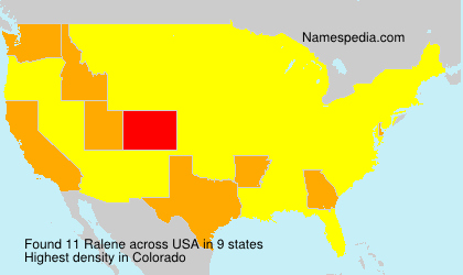 Surname Ralene in USA Surname Ralene in USA