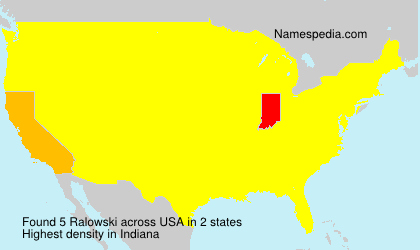 Surname Ralowski in USA Surname Ralowski in USA