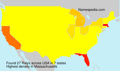 Surname Ralys in USA Surname Ralys in USA
