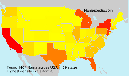 Surname Rama in USA Surname Rama in USA