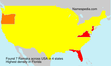 Surname Ramaka in USA