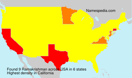 Surname Ramakrishman in USA Surname Ramakrishman in USA