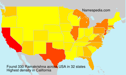 Surname Ramakrishna in USA Surname Ramakrishna in USA