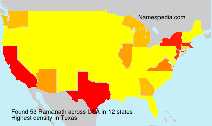 Surname Ramanath in USA Surname Ramanath in USA