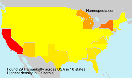 Surname Ramankutty in USA Surname Ramankutty in USA