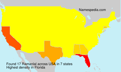 Surname Ramanlal in USA Surname Ramanlal in USA