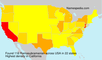 Surname Ramasubramanian in USA Surname Ramasubramanian in USA