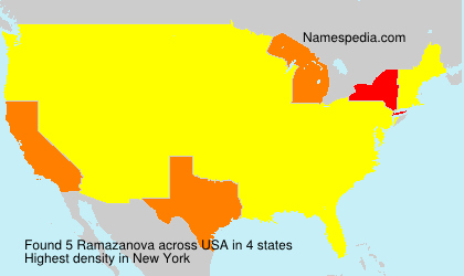Surname Ramazanova in USA Surname Ramazanova in USA