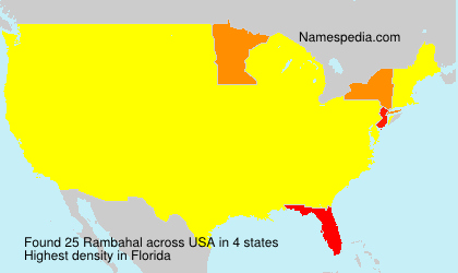 Surname Rambahal in USA Surname Rambahal in USA